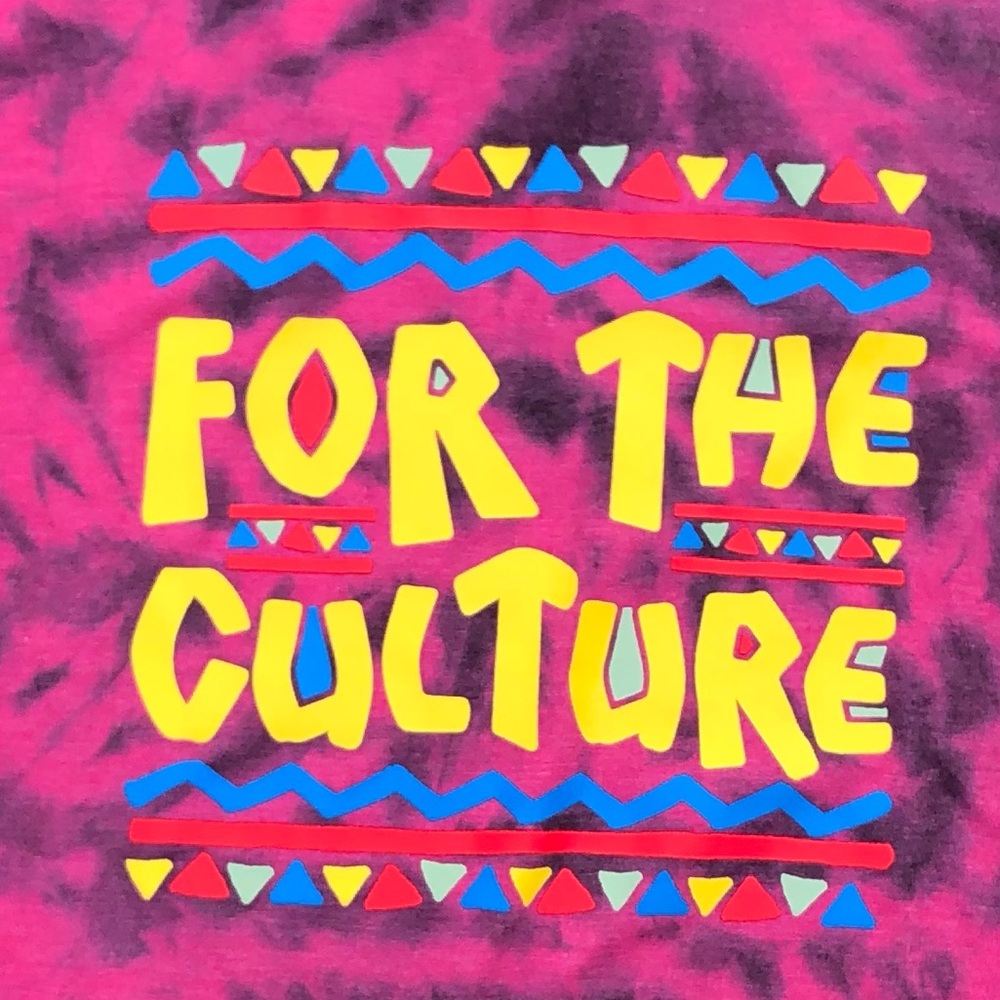 FOR THE CULTURE Tie Dye Tee Mighty Fine NWOT - Picture 2 of 7